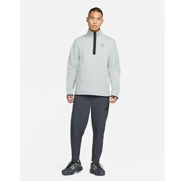 Nike Sportswear Tech Fleece Men's 1/2-Zip Top Heather Grey size Large - Picture 7 of 8